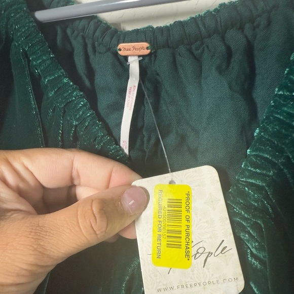 NWT Free People Portia Velvet Mini Dress Sz XS - Picture 8 of 10